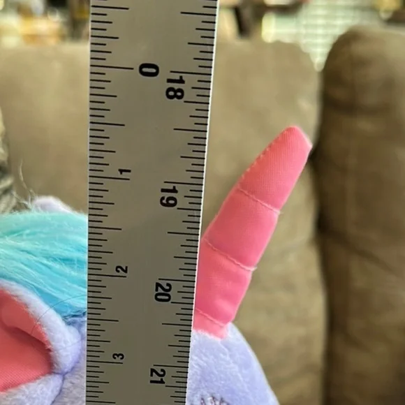 Build-A-Bear Purple and Blue Unicorn Stuffed Animal - Picture 7 of 7